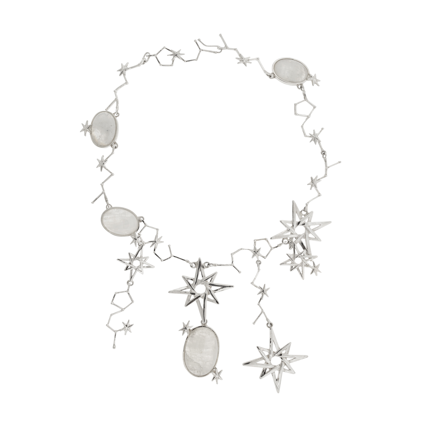 Collar y aretes contacto con el universo