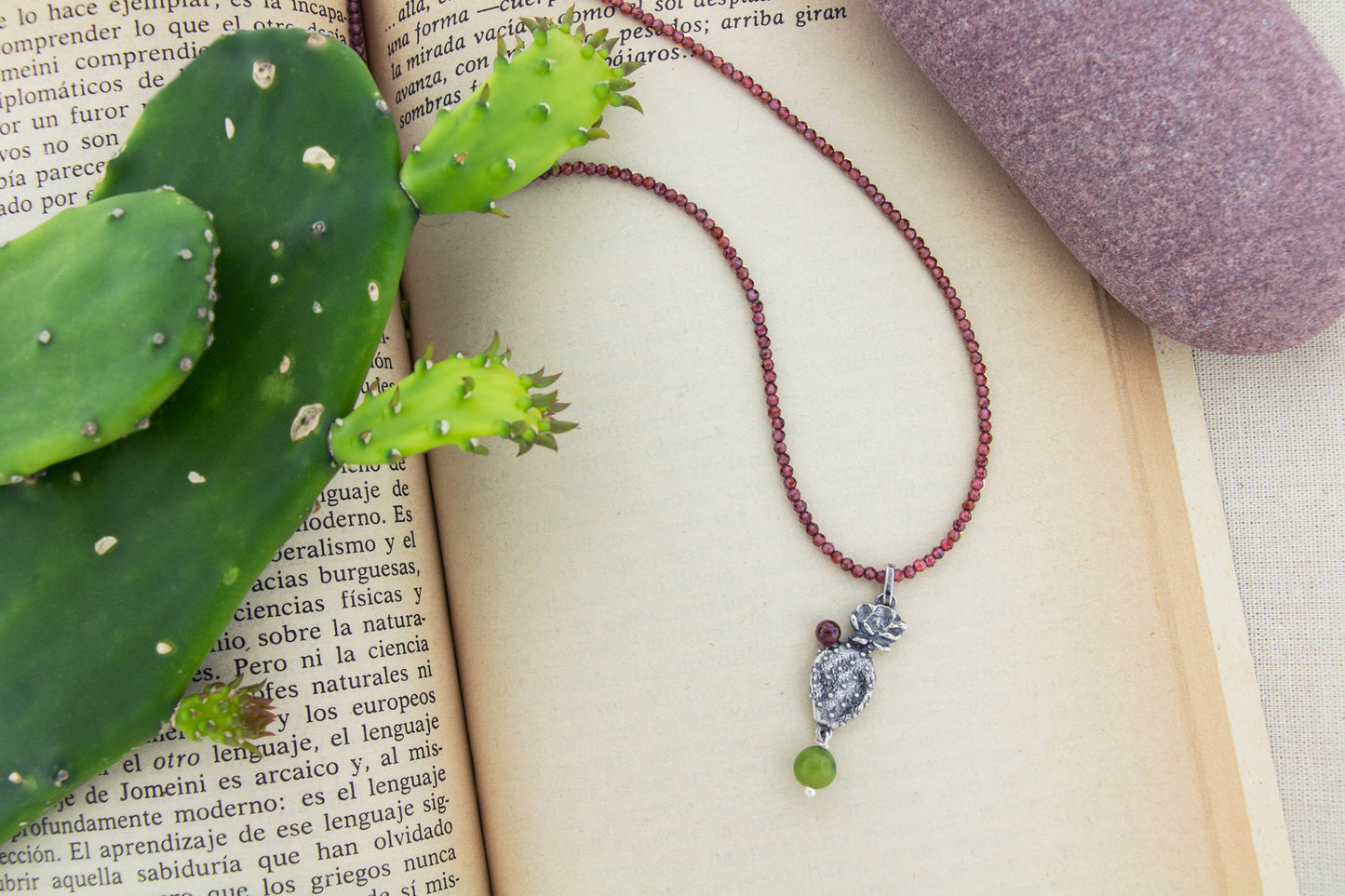Collar Flor de Nopal - Citlali Joyas