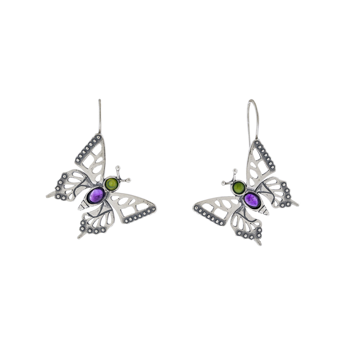 Aretes Mariposa Monarca