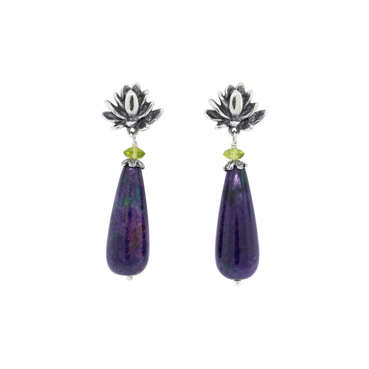 Aretes Flor de Loto chicos