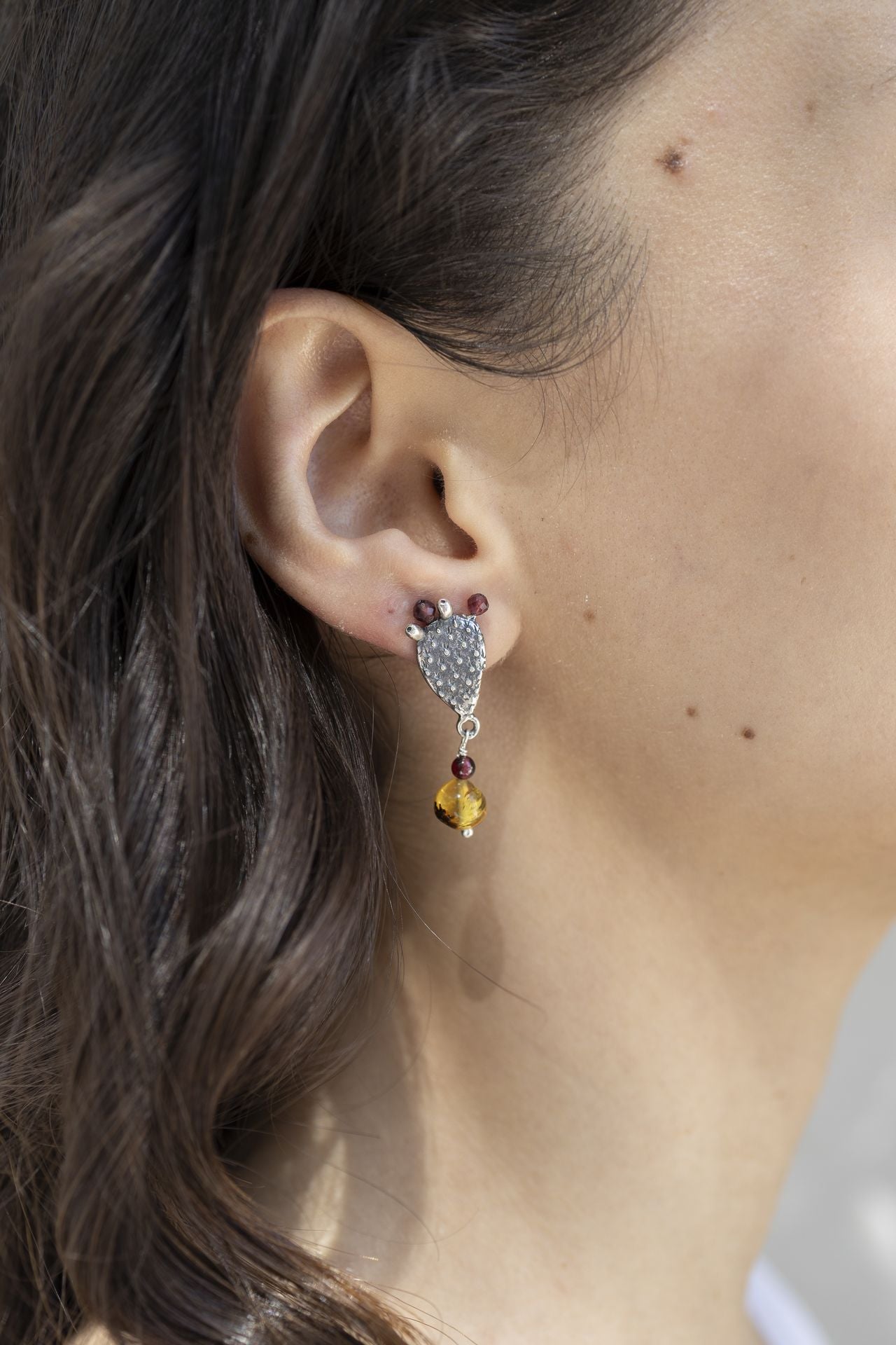 Aretes de Nopal medianos