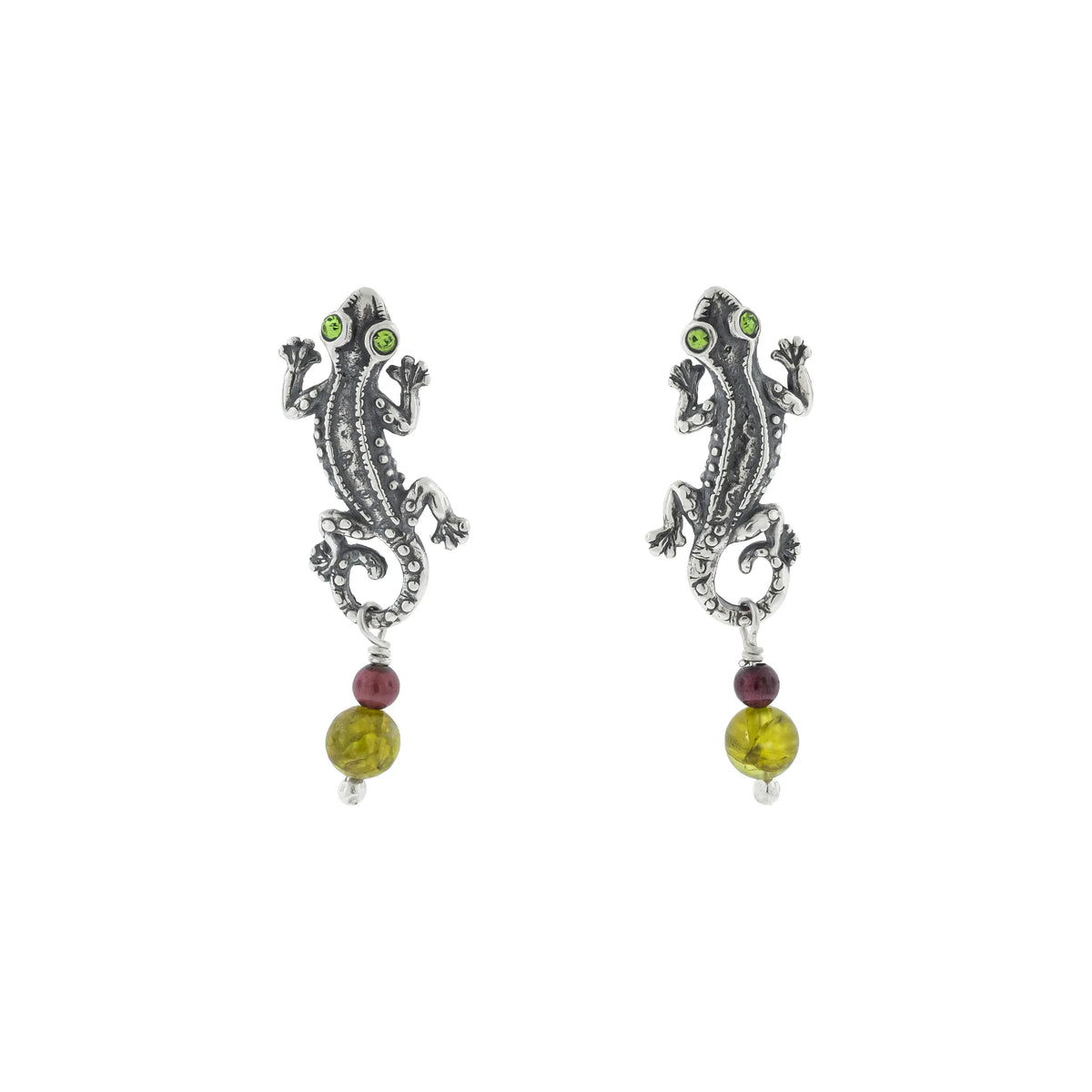 Aretes Lagartija que escucha