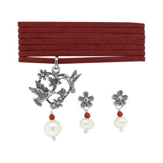 Juego de Colibríes Enamorados