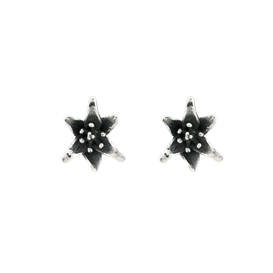 Aretes Flor Pistilos Chicas