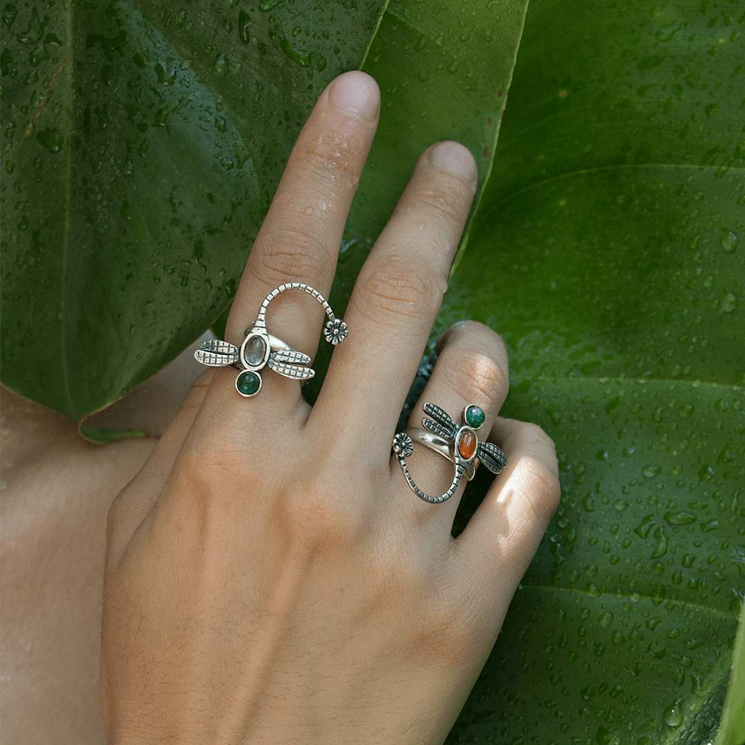 Anillo libélula - Citlali Joyas