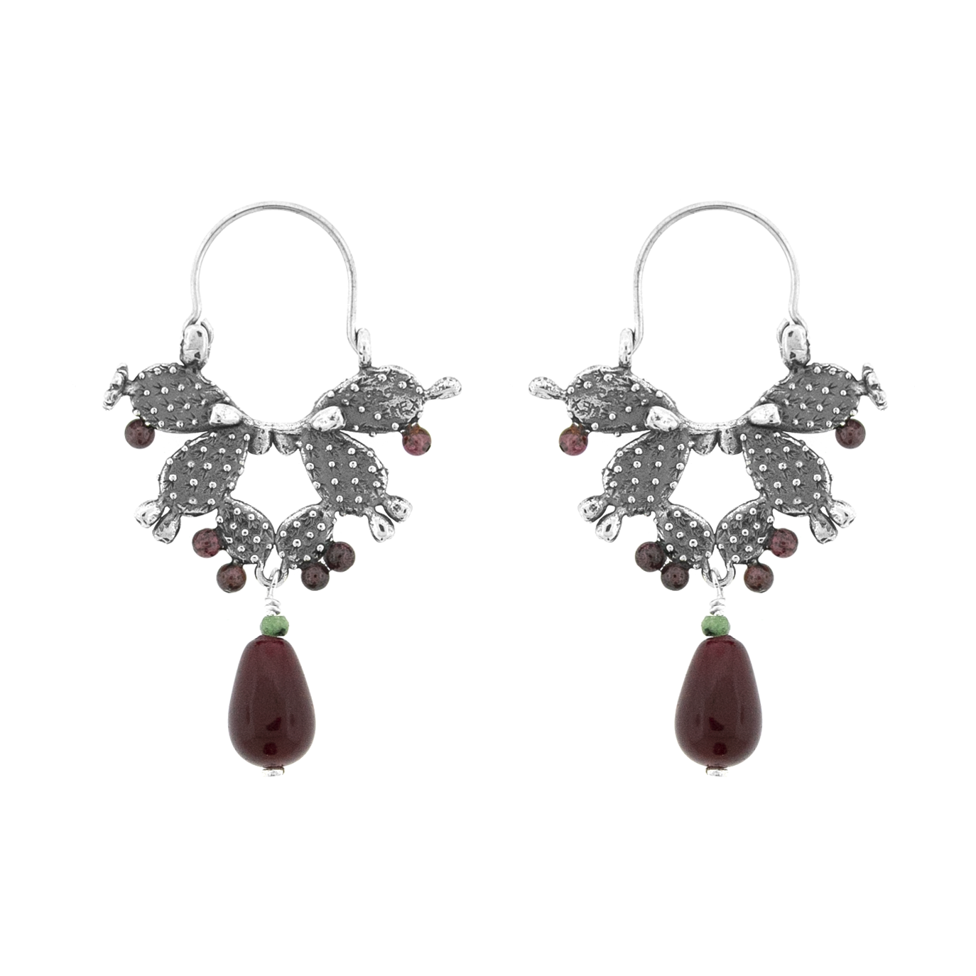 Arracadas Nopales - Citlali Joyas