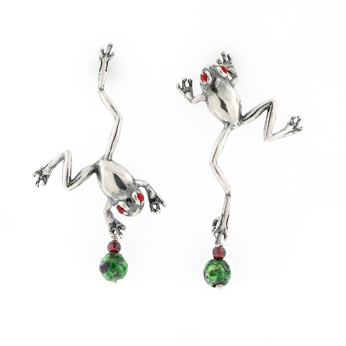 Aretes Rana Saltarina grandes - Citlali Joyas