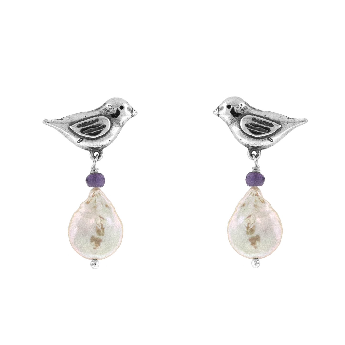 Aretes Pajaritos de la Amistad grandes - Citlali Joyas