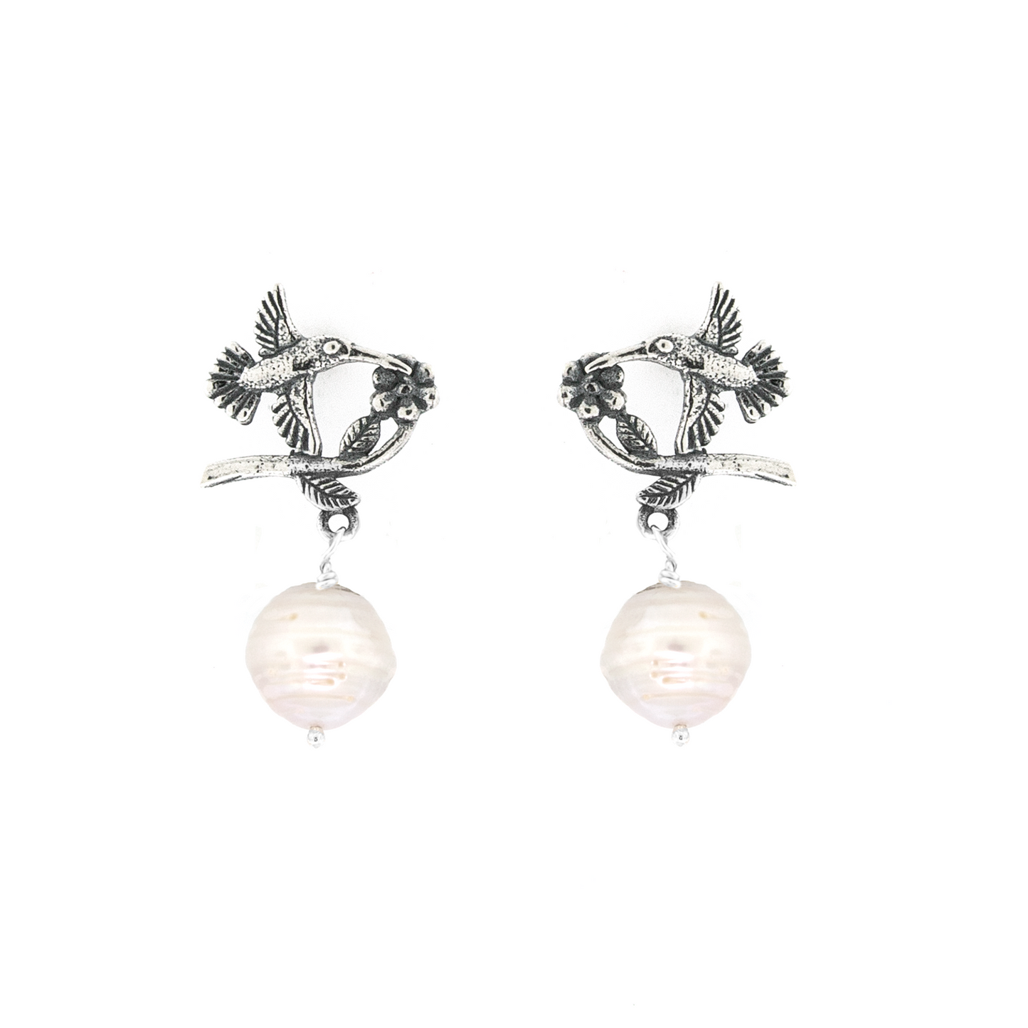 Aretes Colibrí Picaflor chicos - Citlali Joyas
