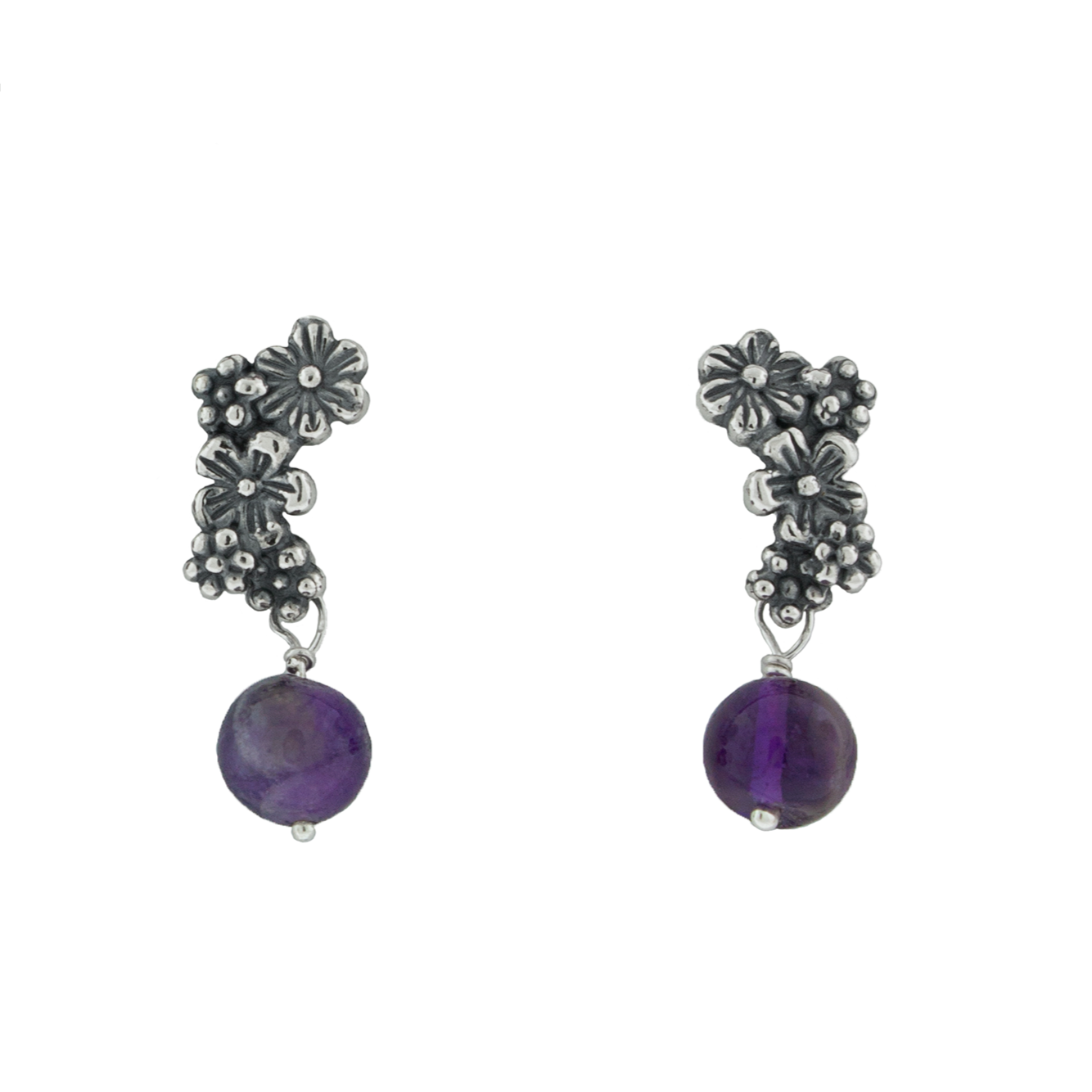 Aretes Ramitos de Flores - Citlali Joyas