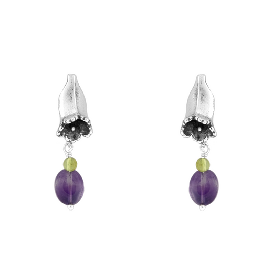 Aretes Jacaranda - Citlali Joyas