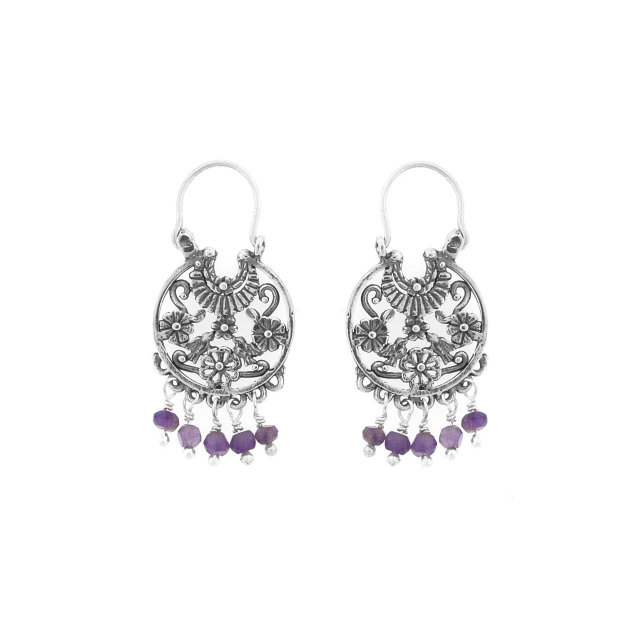 Arracadas Margaritas chicas - Citlali Joyas