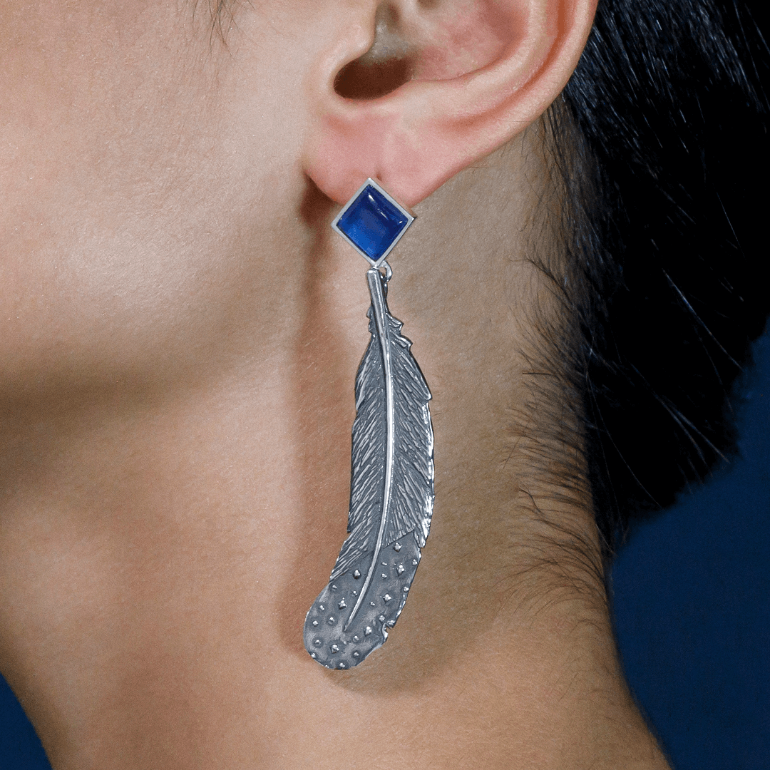 Aretes Pluma de Águila