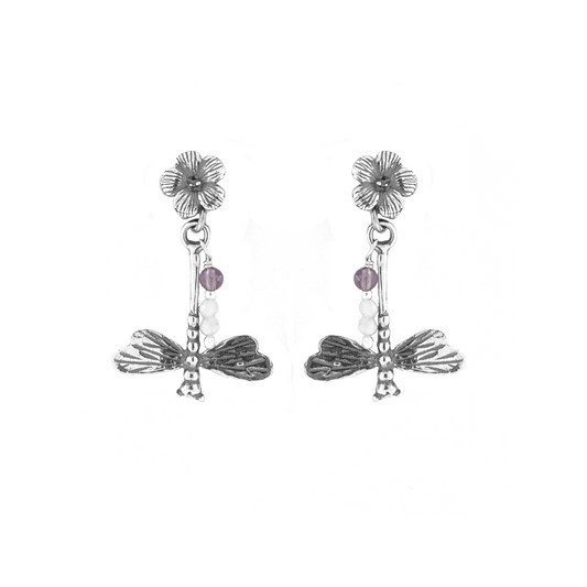 Aretes Libélula en Vuelo - Citlali Joyas