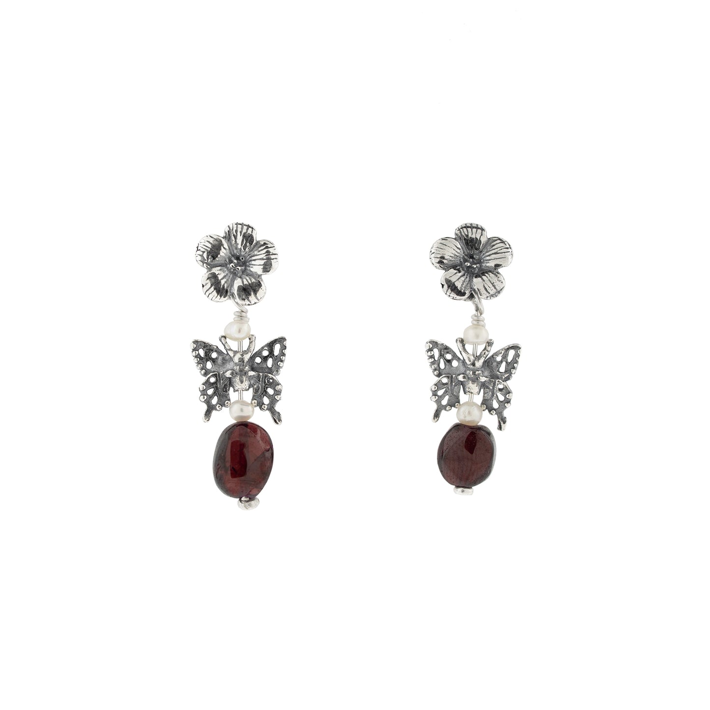 Aretes Mariposita Monarca