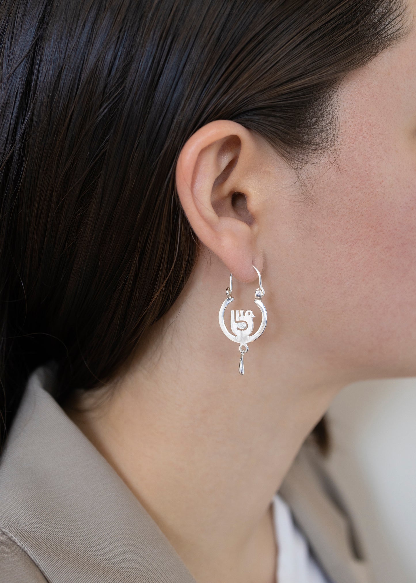 Arracadas Paloma - Citlali Joyas
