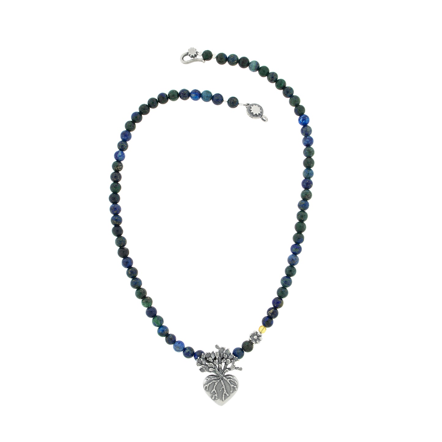 Collar Corazón de Nopal mediano - Citlali Joyas