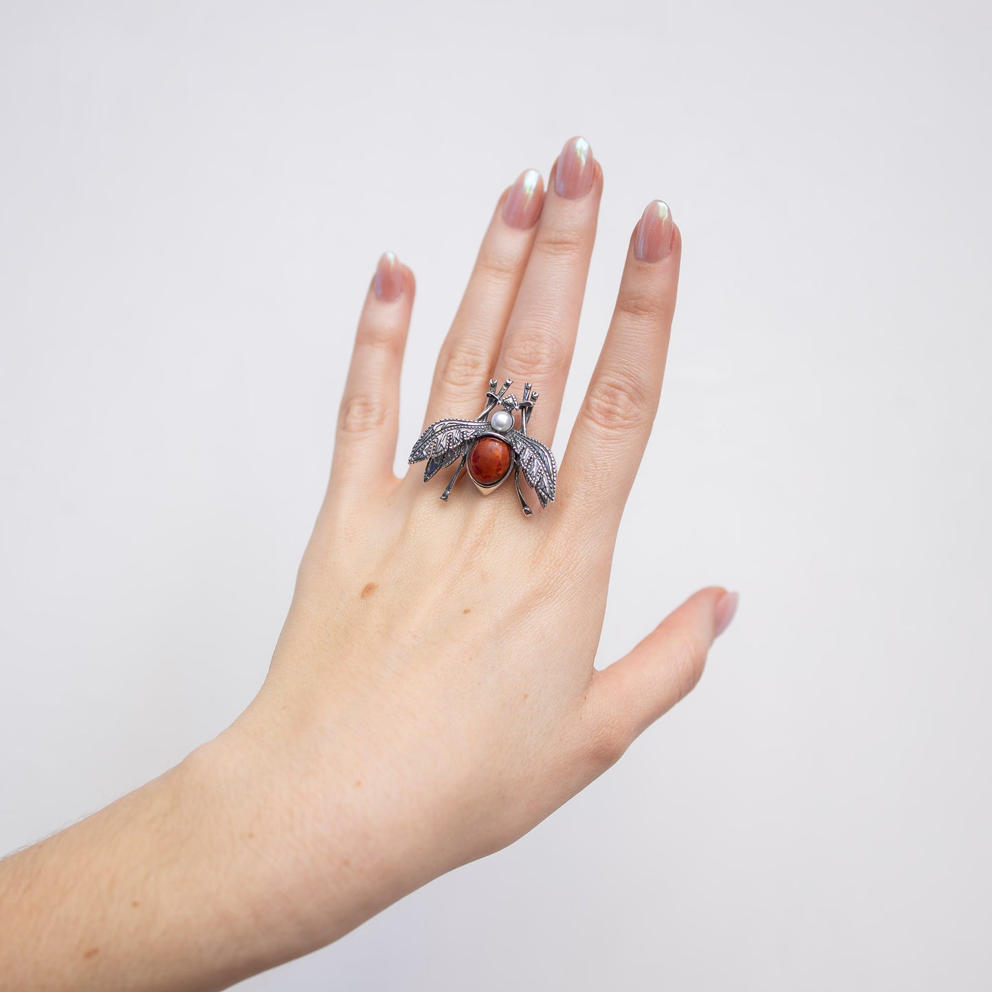 Anillo Escarabajo mediano - Citlali Joyas