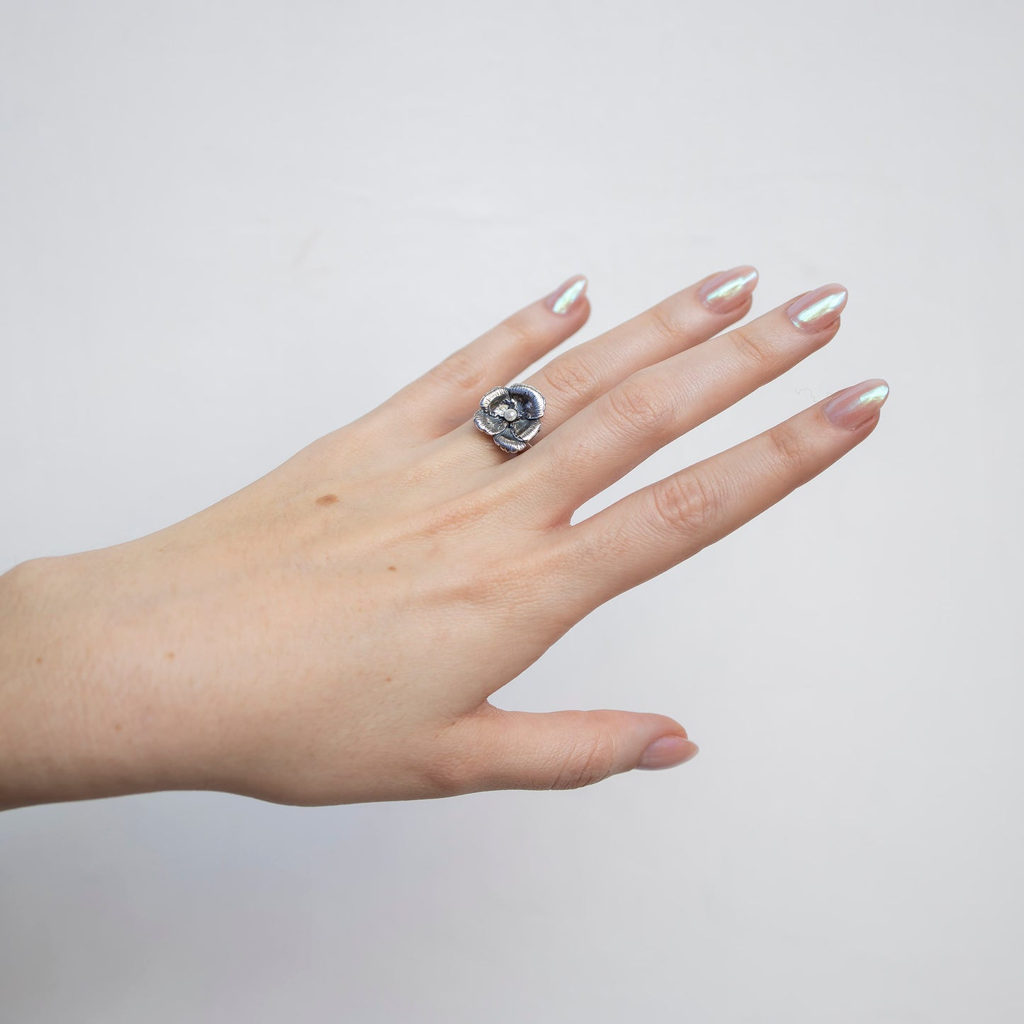 Anillo Flor del Pensamiento - Citlali Joyas