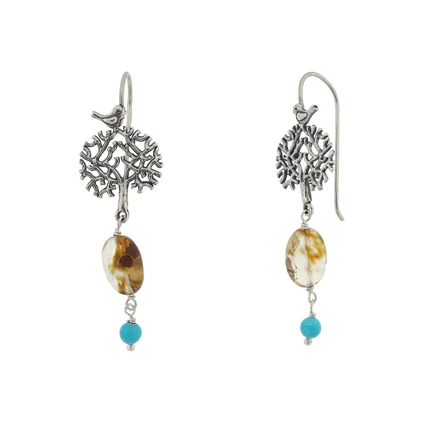 Aretes Árbol de la Fortaleza - Citlali Joyas