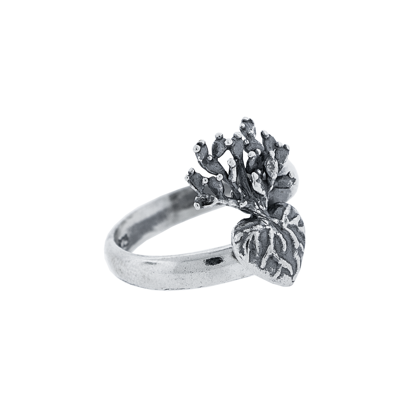 Anillo Corazón de Nopal chico - Citlali Joyas