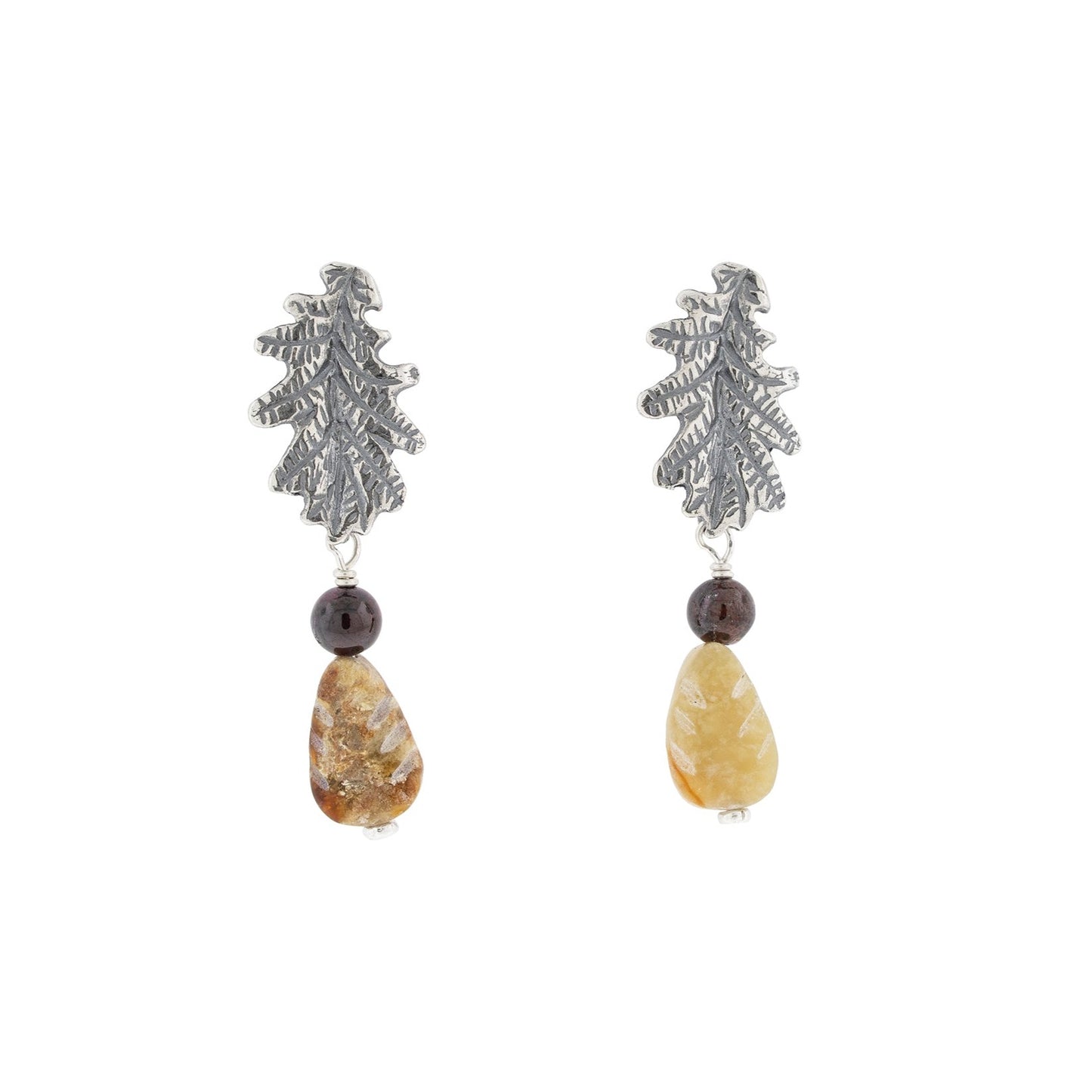Aretes Retoño de Roble - Citlali Joyas