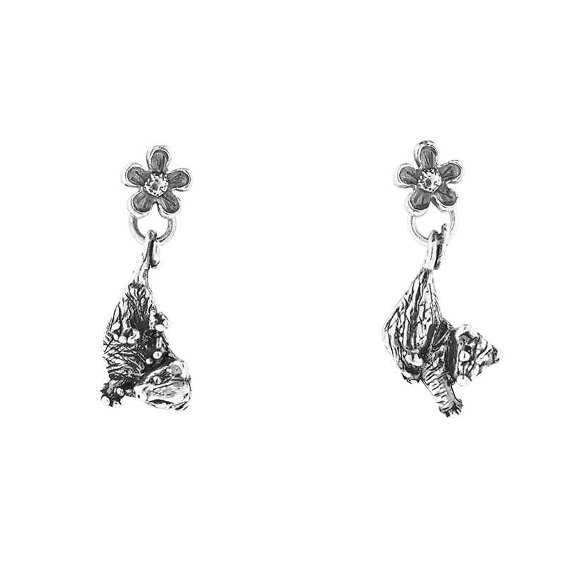 Aretes Cría de Tlacuache - Citlali Joyas