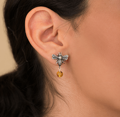 Aretes Abejita - Citlali Joyas