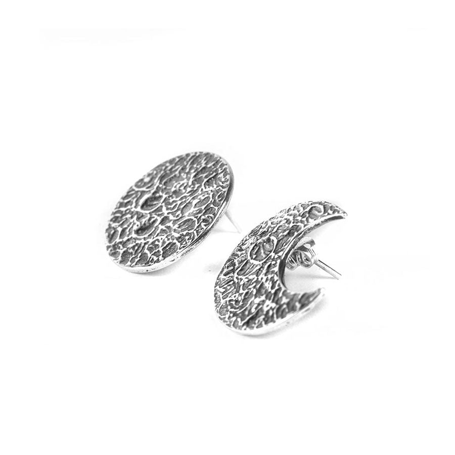 Aretes Fases de la Luna - Citlali Joyas