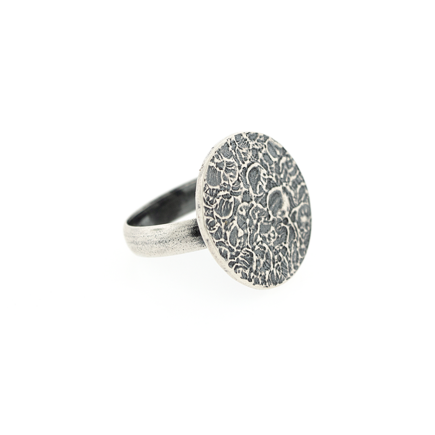 Anillo Luna Llena - Citlali Joyas