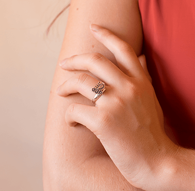 Anillo Paloma Citlali chico - Citlali Joyas