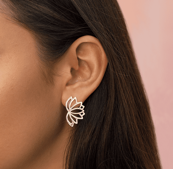 Aretes Loto chicos calados