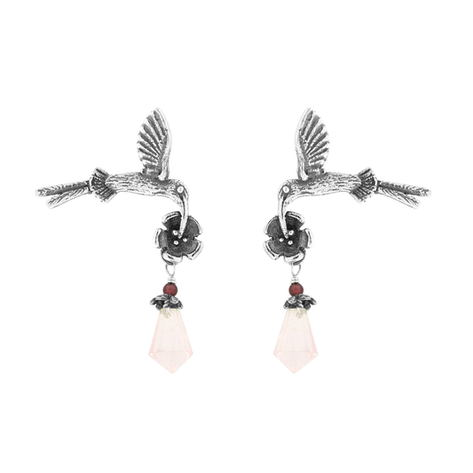 Aretes Colibrí Cola larga