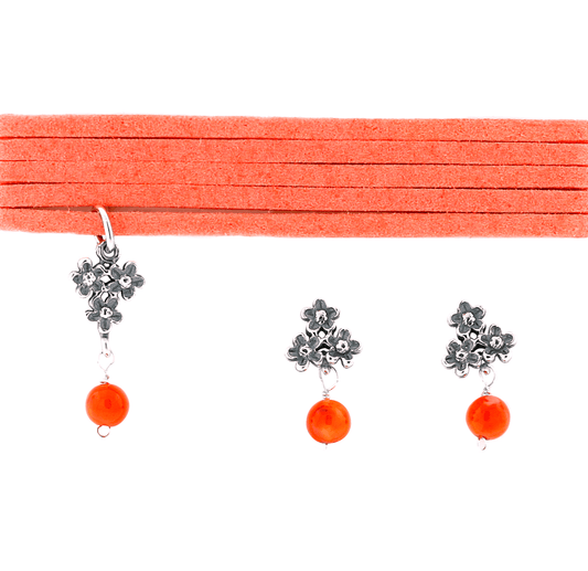 Juego Trio de Florecitas - Citlali Joyas