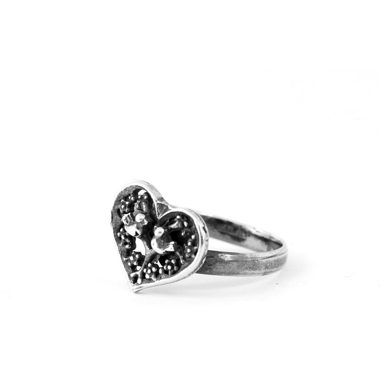 Anillo Pajaritos Enamorados chico - Citlali Joyas