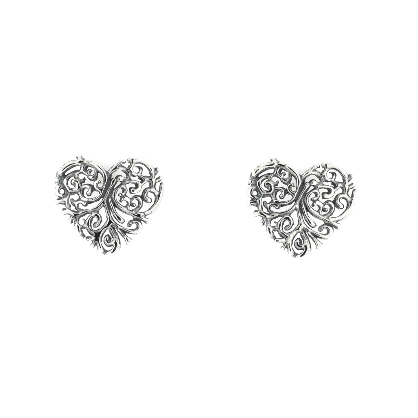 Aretes Corazón de Guías - Citlali Joyas