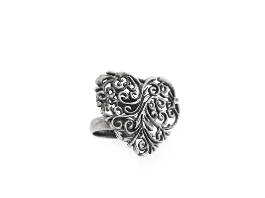 Anillo Corazón Guías Mediano