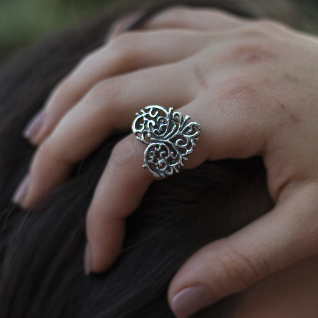 Anillo Corazón Guías chico