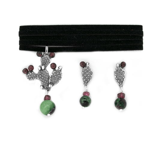 Juego Nopales - Citlali Joyas