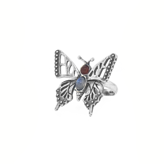 Anillo Mariposa Monarca - Citlali Joyas