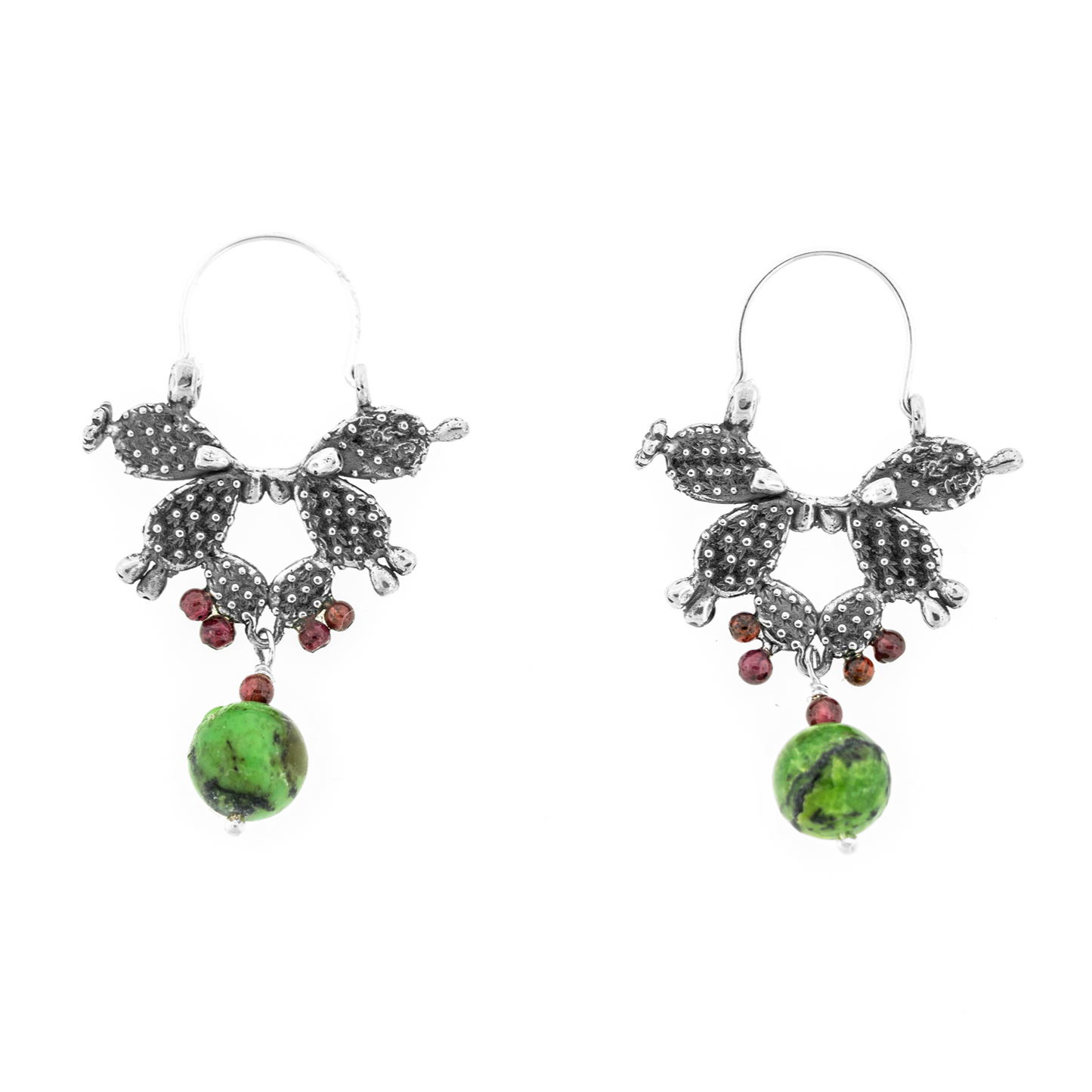 Arracadas Nopales - Citlali Joyas