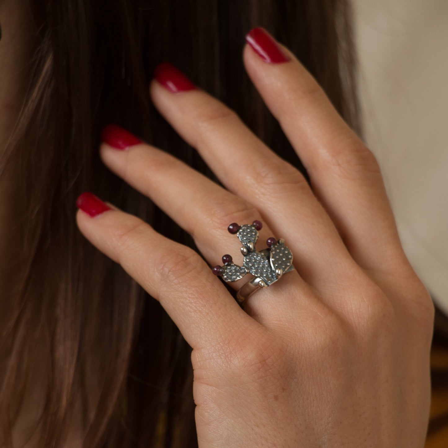 Anillo Nopales - Citlali Joyas