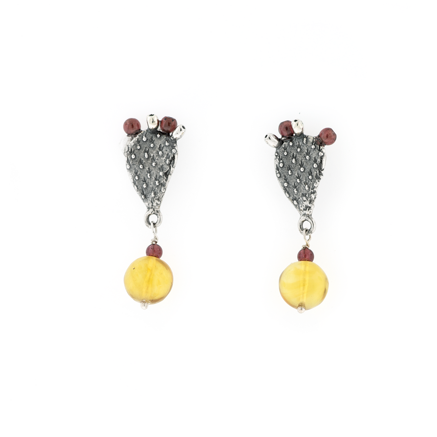 Aretes de Nopal medianos - Citlali Joyas