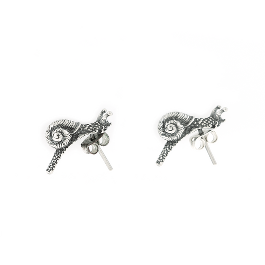 Aretes Caracol de la Tierra - Citlali Joyas