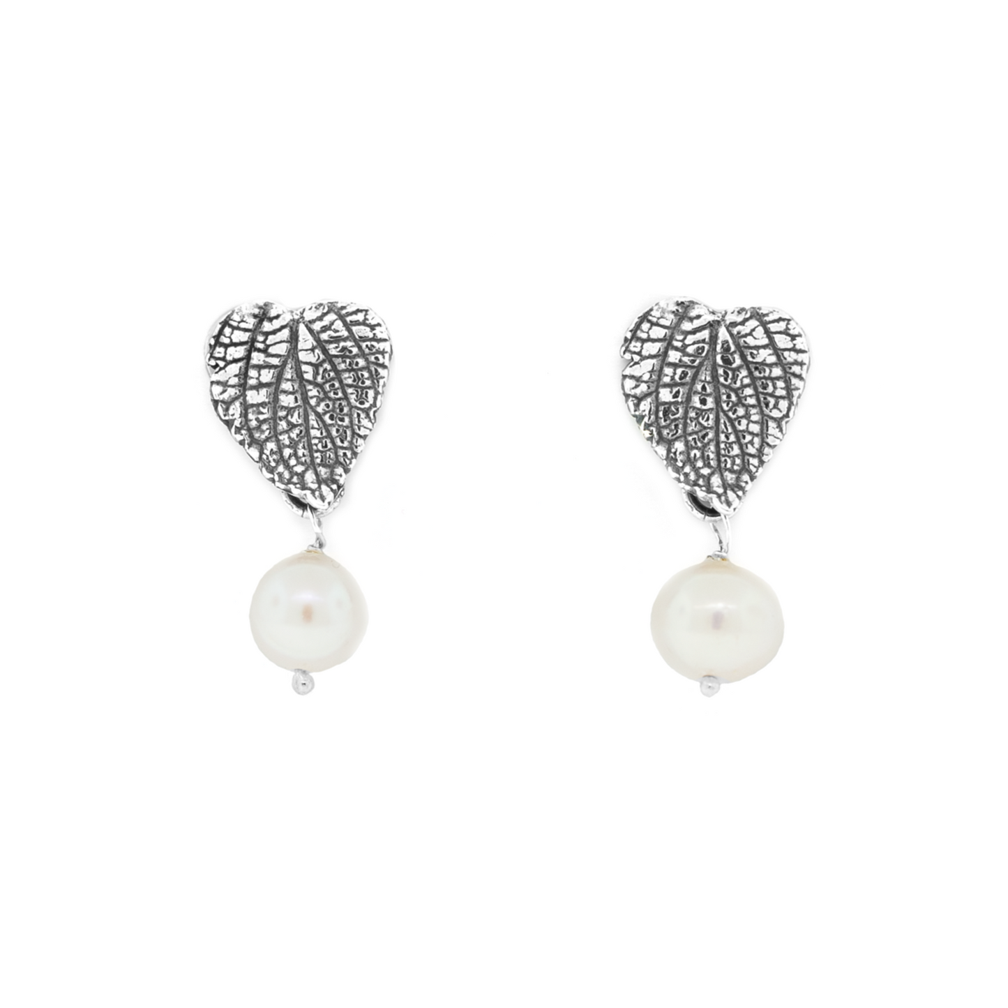 Aretes Hoja Corazón