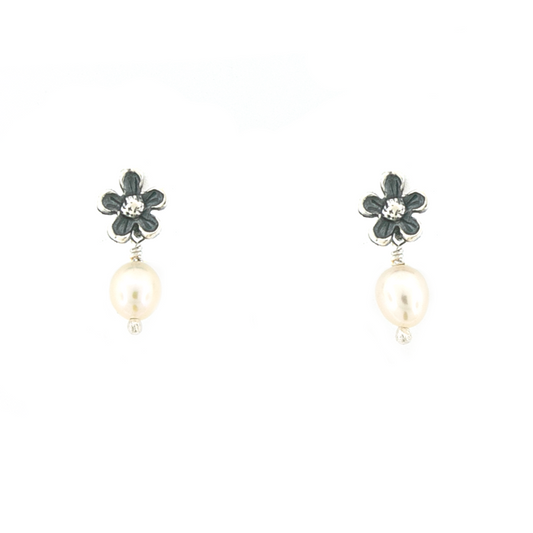 Aretes Flor Sencilla - Citlali Joyas