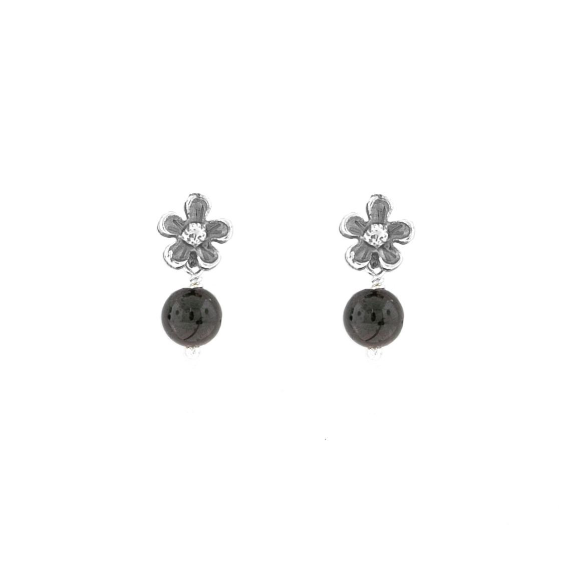 Aretes Flor Sencilla - Citlali Joyas