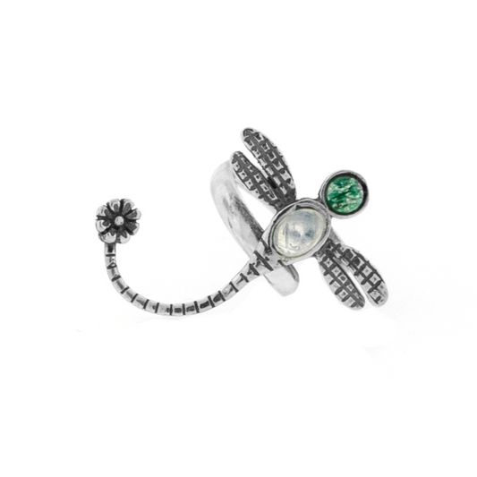 Anillo libélula - Citlali Joyas