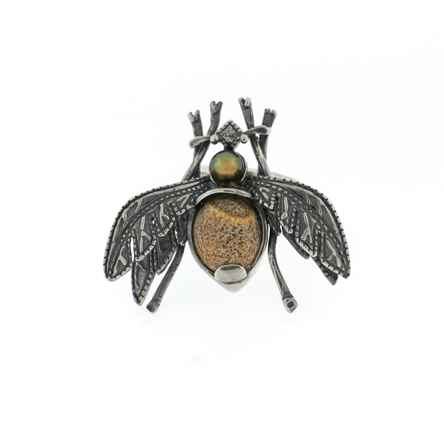 Anillo Escarabajo mediano - Citlali Joyas