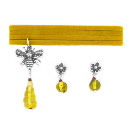 Juego de Abejita - Citlali Joyas